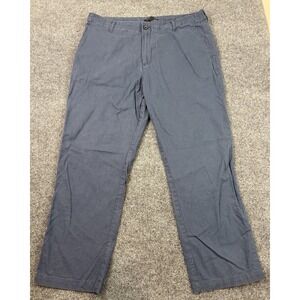 Banana Republic Aiden Chino 36x30 (29) Blue Linen Blend Pants